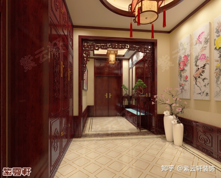 唯美中式古典裝修效果圖，你心動了嗎？