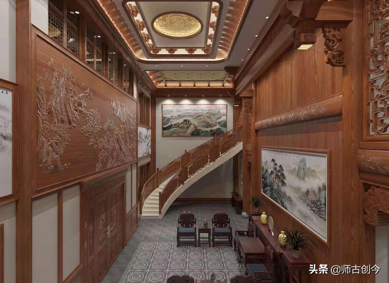 中式古典紅木裝修，營造出經(jīng)典舒適的居住空間
