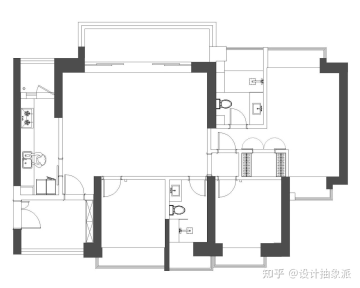 現(xiàn)代簡約裝修案例，單純、簡潔的生活方式