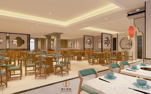 廣州餐飲店裝修設計，廣州中式餐廳裝修設計，營造舒適優(yōu)雅的環(huán)境