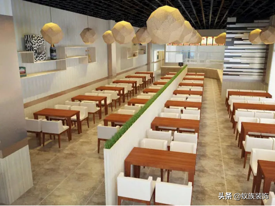武漢茶樓餐廳酒店別墅店面ktv寫(xiě)字樓裝飾裝修設(shè)計(jì)公_小店面餐廳裝修效果圖_餐廳店面裝修
