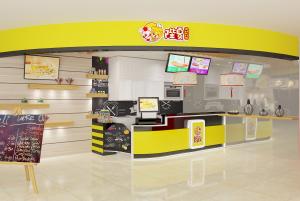 鄭州陛夏奶茶店裝修效果圖,鄭州奶茶店設(shè)計(jì)公司，鄭州奶茶店設(shè)計(jì)案例