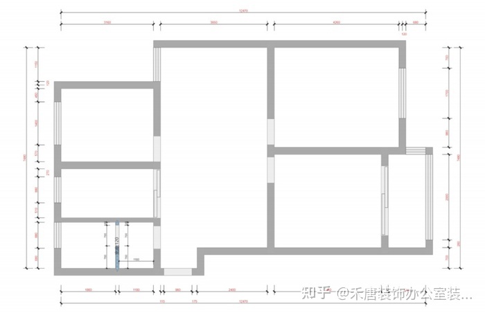 小三陽裝修平面效果圖_裝修平面設(shè)計(jì)圖軟件_裝修平面圖