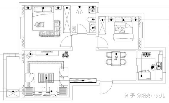 三室兩廳裝修樣板間！92平現(xiàn)代輕奢風格，清新雅致彰顯品質(zhì)生活