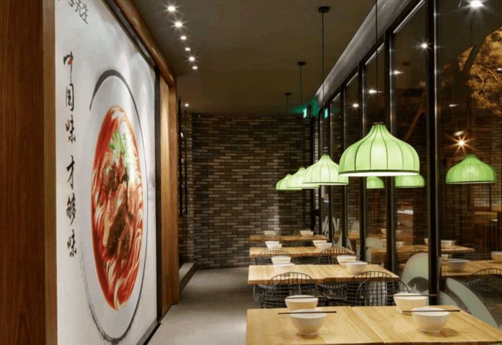 牛肉面餐廳平面布局設(shè)計(jì)，裝修施工效果，對品牌店影響有多大